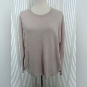 ATM 100% Cashmere Sweater Women’s Size Medium Blush Pink $485 Retail Oversized